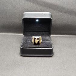 Gold Eagle Ring