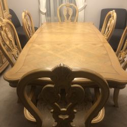 Dining Room Table And China Cabinet Set