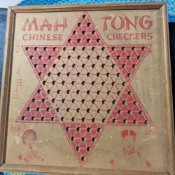 Vintage Wooden Chinese Checker @ Standard Board