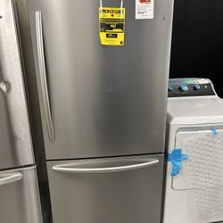 NEW Mora 17.2 cu. ft. Counter Depth Bottom Freezer Refrigerator with LED Interior Lighting