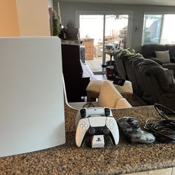 Sony PlayStation 5 Console with 3 Controllers