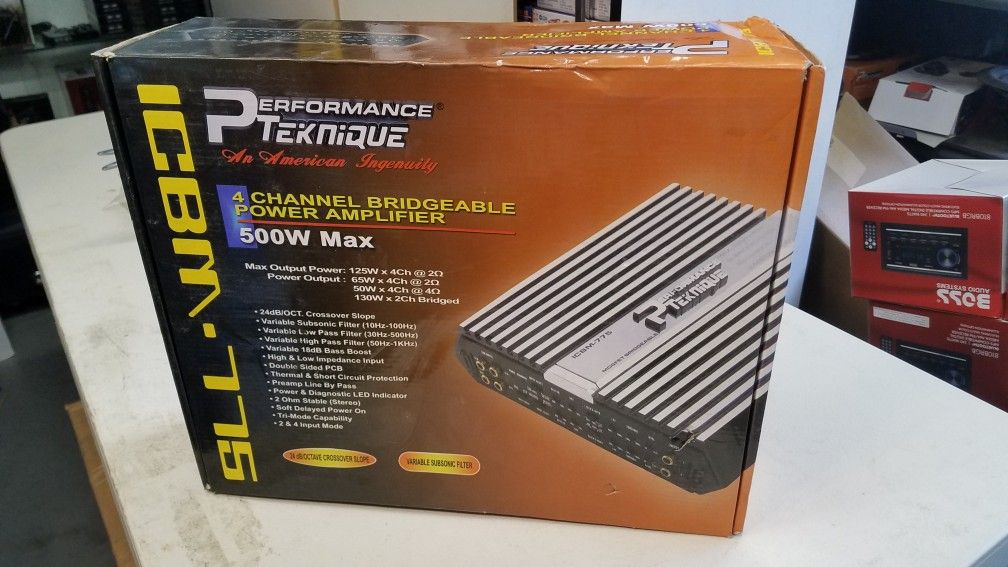 Performance Teknique 500w amplifier