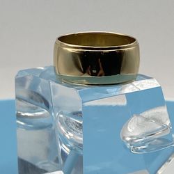 14k Cigar Band Ring