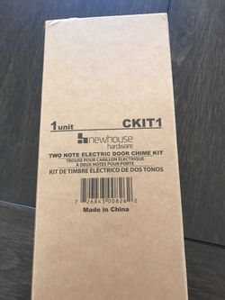 Newhouse Hardware CKIT 1 Two Note Electric Door Bell Chime Kit