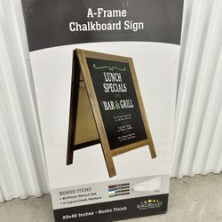 A-Frame Checkboard Sign