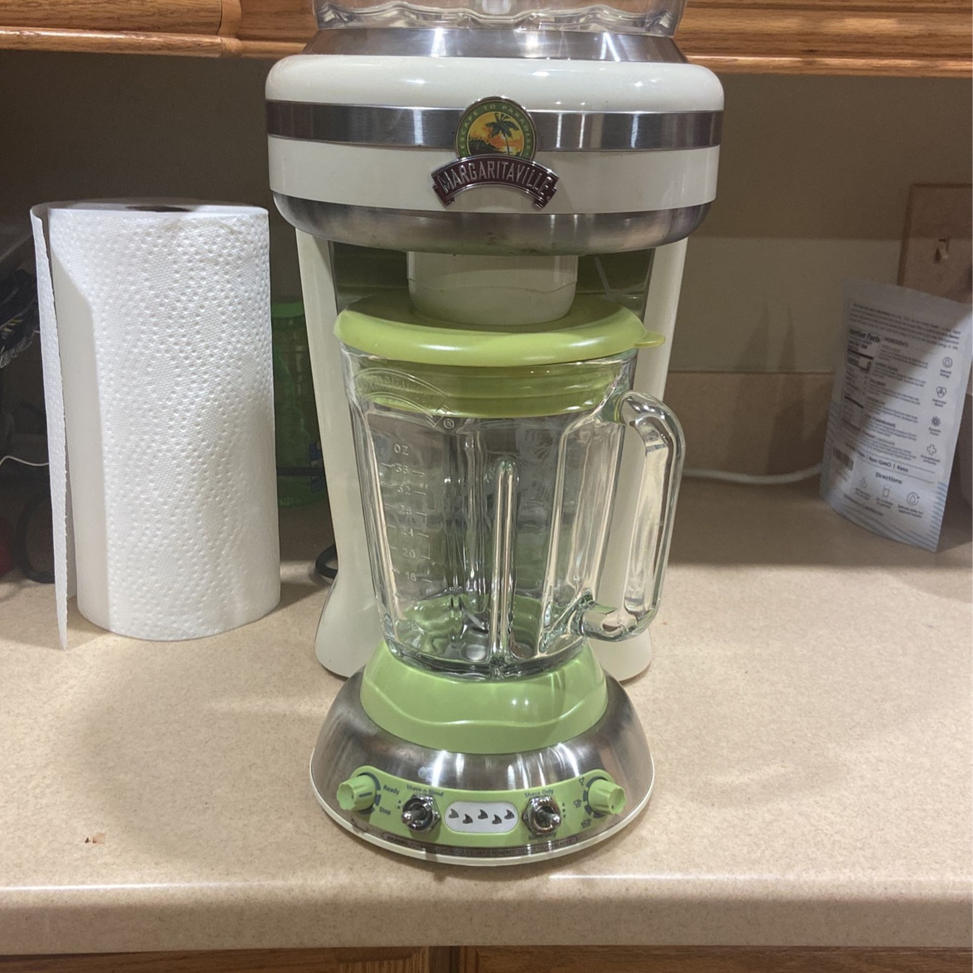 Margaritaville Key West Frozen Concoction Maker with Easy Pour Jar and XL Ice Reservoir