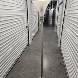 Tall Glass  Floor Lamp