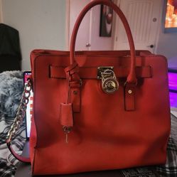 Michael Kors Hamilton Mandarin Red 