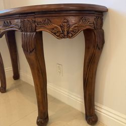 Solid Wood Entry Table 