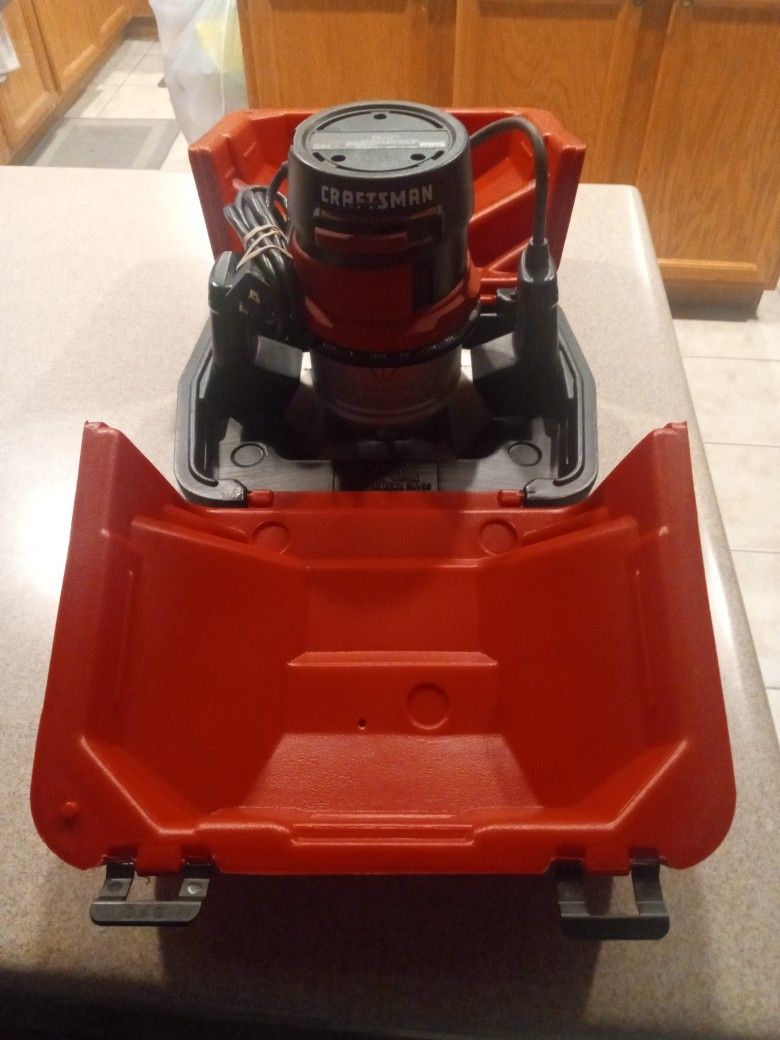 Craftsman Router Double Insulated 25000 rpm In Case
