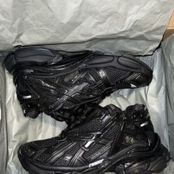 All black Balenciaga Runners
