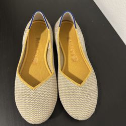 Rothy's The Flat Dandelion Triple Stitch Yellow 10.5
