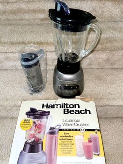 Hamilton Beach Wave Crusher Blender with 40 Oz Glass Jar

