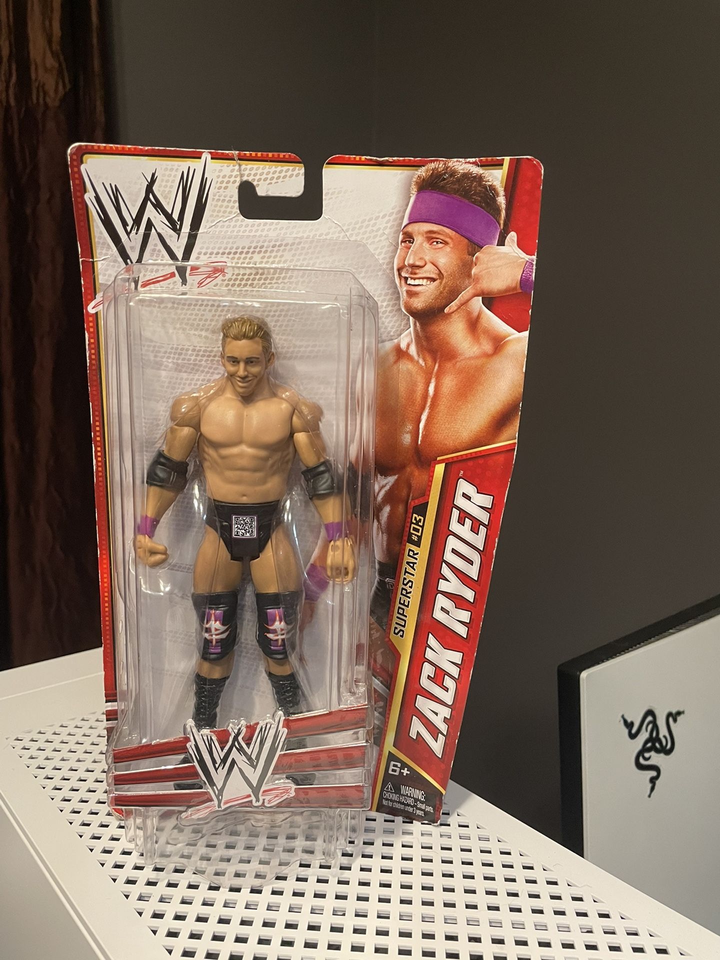 WWE Wrestling Basic Series 24 Zack Ryder Action Figure #3