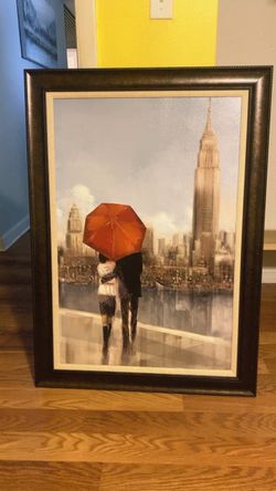Romantic couple painting