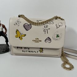 NWT Coach Klare Crossbody Bag With Sketch Print