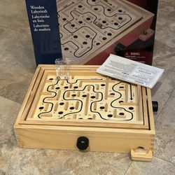 Pavilion Labyrinth Maze Game Wooden Intricate Winding Passages 2013 ToysRus