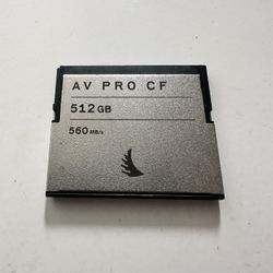 Mint++ Angelbird 512GB AV PRO CF CFast 2.0 Media Card - SanDisk Lexar Alexa Mini RED Sony Camera Production