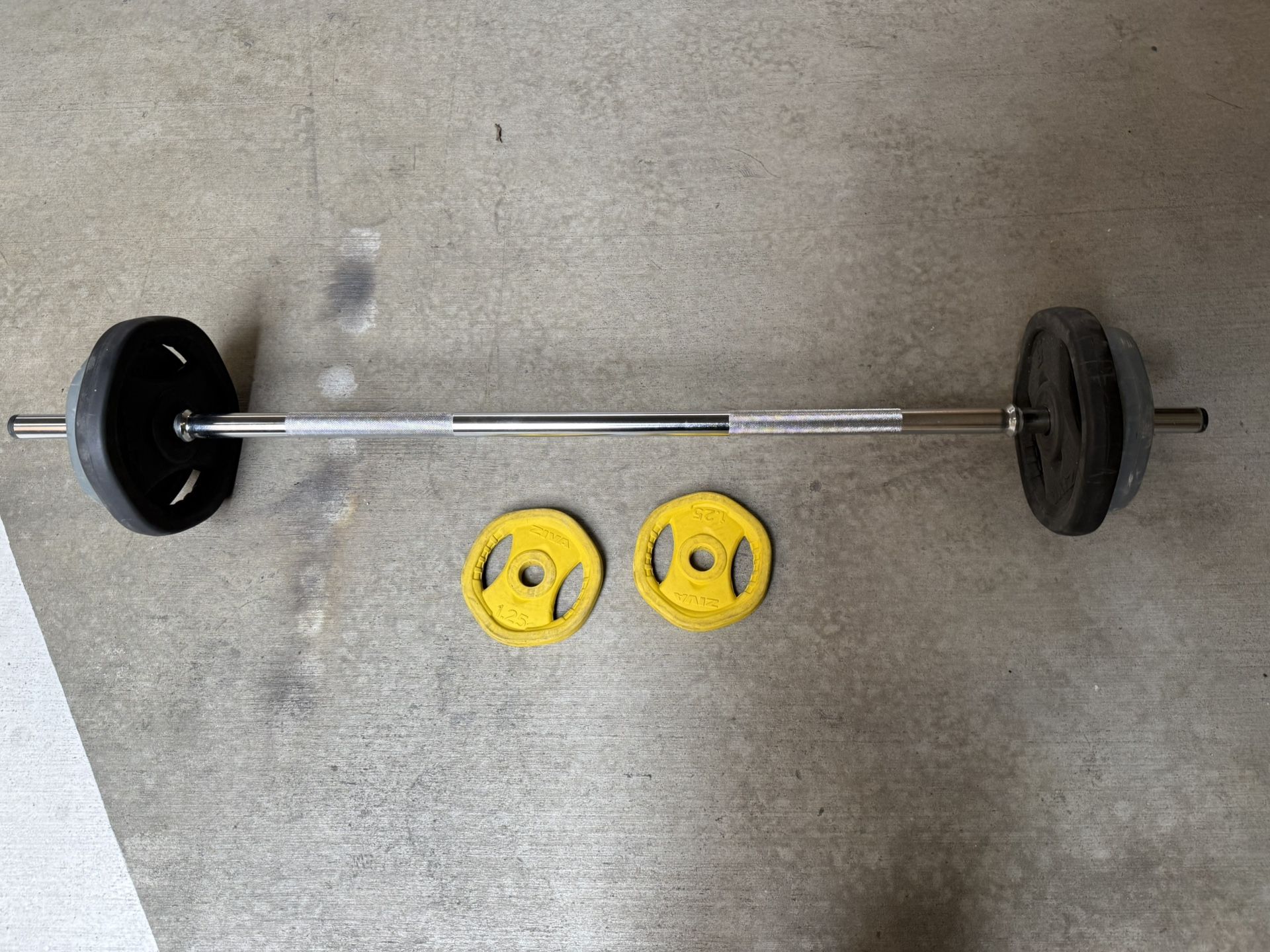 Weight Set With Bar