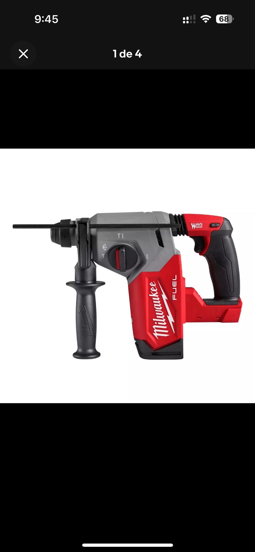 Milwaukee Rotary Hammer Drill New SDs Plus