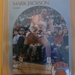 1990 Hopps Mark Jackson W/ Menendez Brothers Courtside