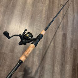 Brand New Lews Classic 6’8” Med Spinning Fishing Combo. 