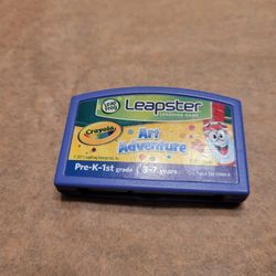 LeapFrog Leapster Crayola Art Adventure Learning Game Cartridge Only