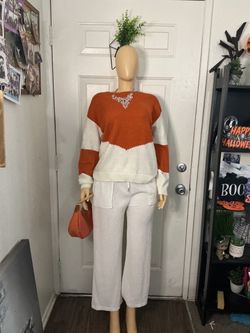 Orange sweater