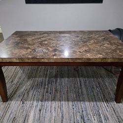 Dining Table - stone (4 chairs included)