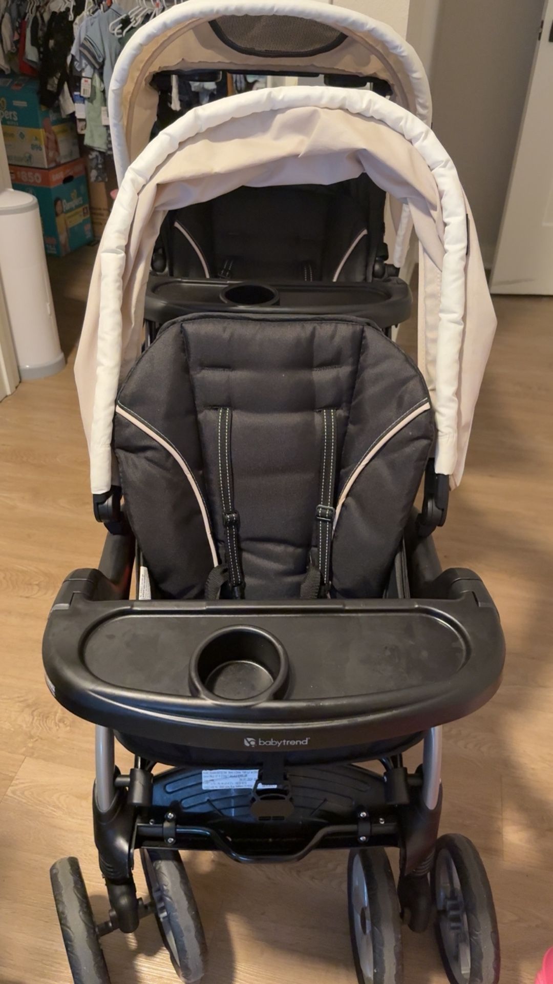 Double Stroller, Bassinet, Rocking Chair