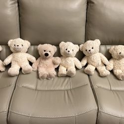 6 small Bears, 12 inch tall $4each Or all $20