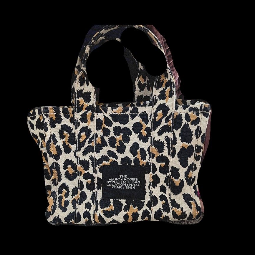 Marc Jacobs Off-White The Leopard Mini Traveler Tote