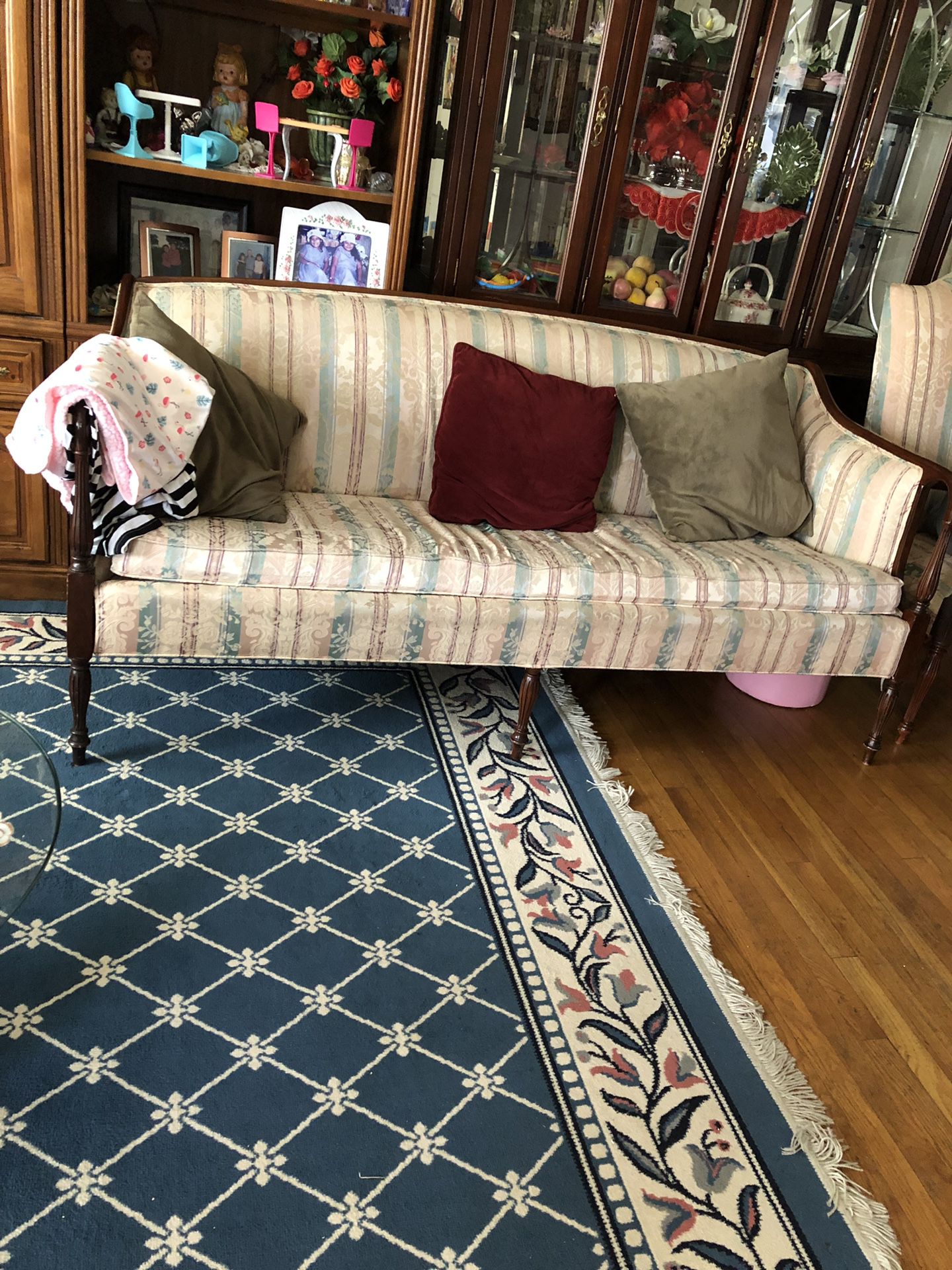 1 sofa and 1 chair