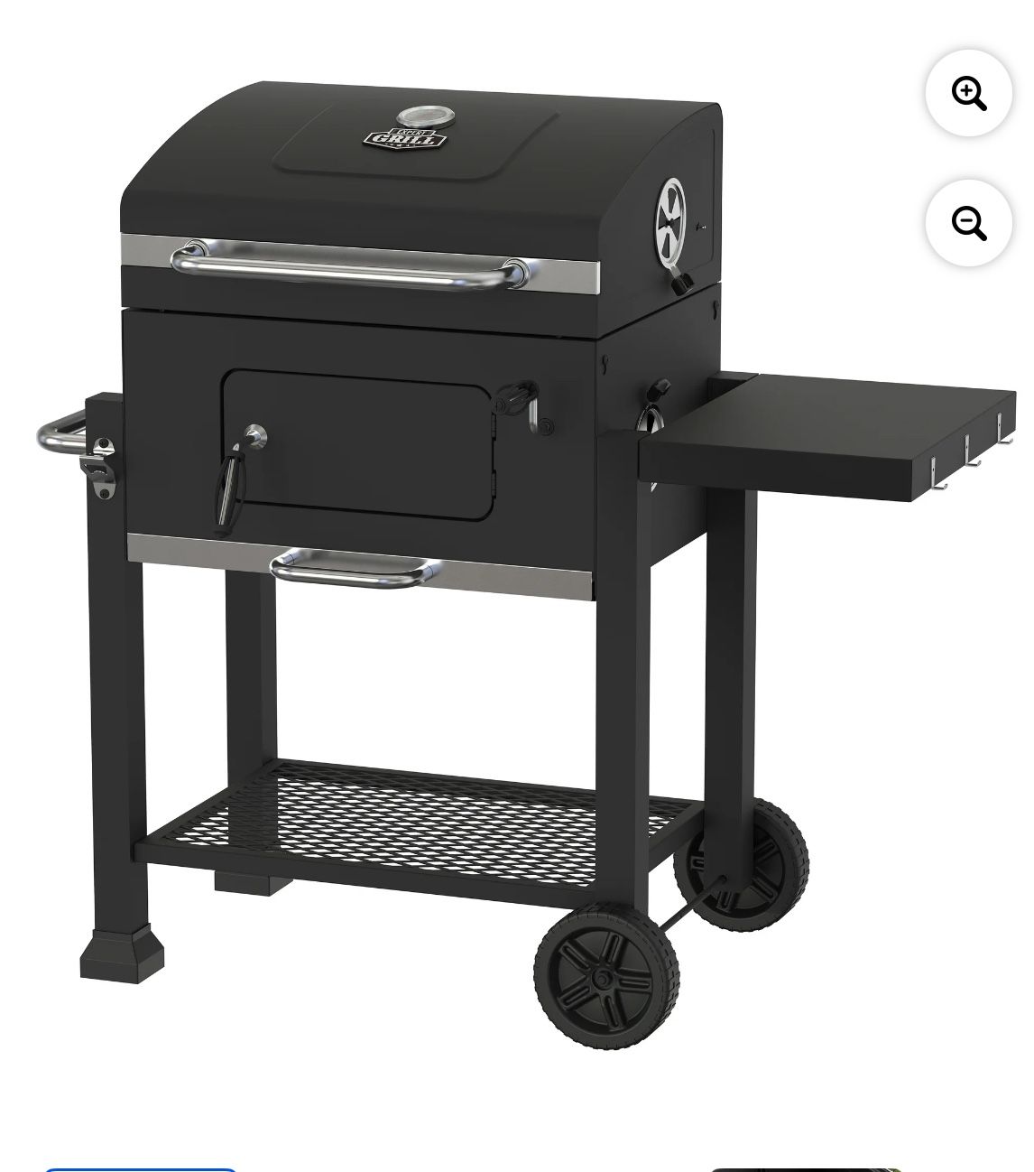 Expert Grill Heavy Duty 24-inch Charcoal Grill, Black