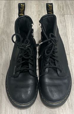 Dr Martens Black Soft Leather Shoes Size 13 Back to school