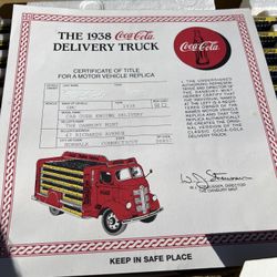 1938 Coca-Cola Delivery Truck