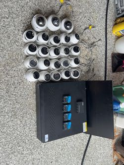 23 Security Camera System with DVR and Dome Cameras
