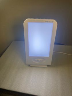 Light Therapy for Winter Blues Verilux HappyLight VT15 light therapy, tested! 2 light settings 12"x6"