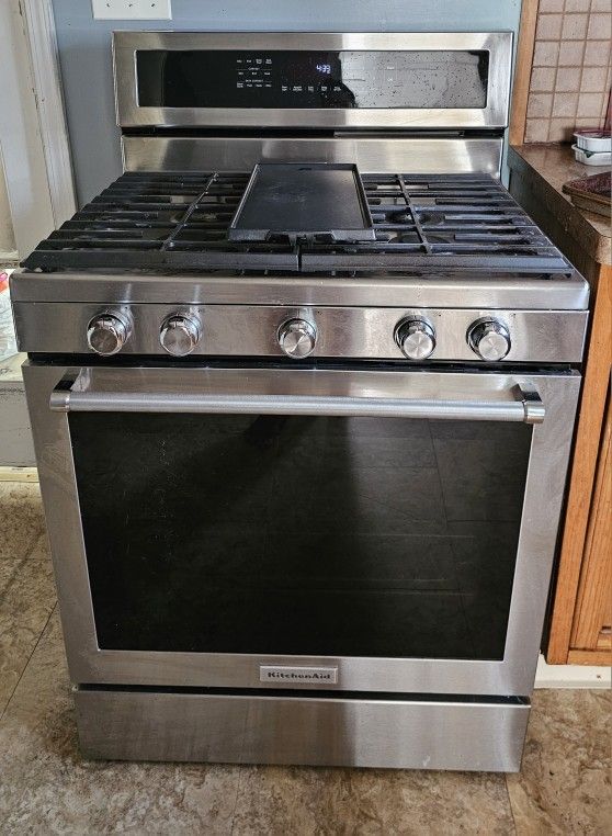 KitchenAid Stainless Steel Stove