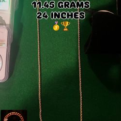 14k SOLID ROPE CHAIN 