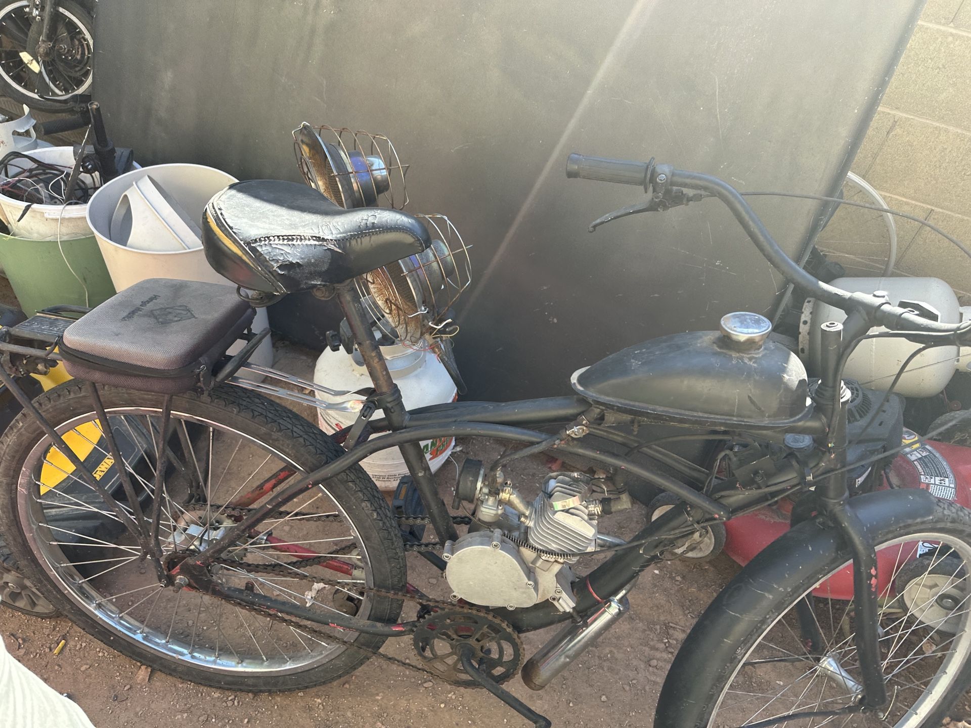 Bike With Motor And Trike With Motor