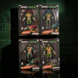 NECA Fortnite x TMNT Action Figure 7" Scale COMPLETE SET