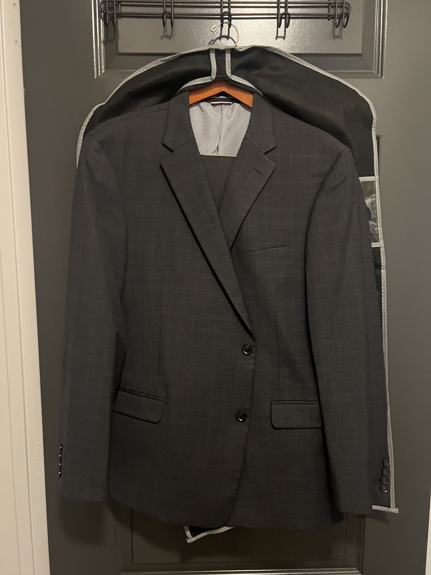 Tommy Hilfiger - Dark Grey Plaid - Suit
