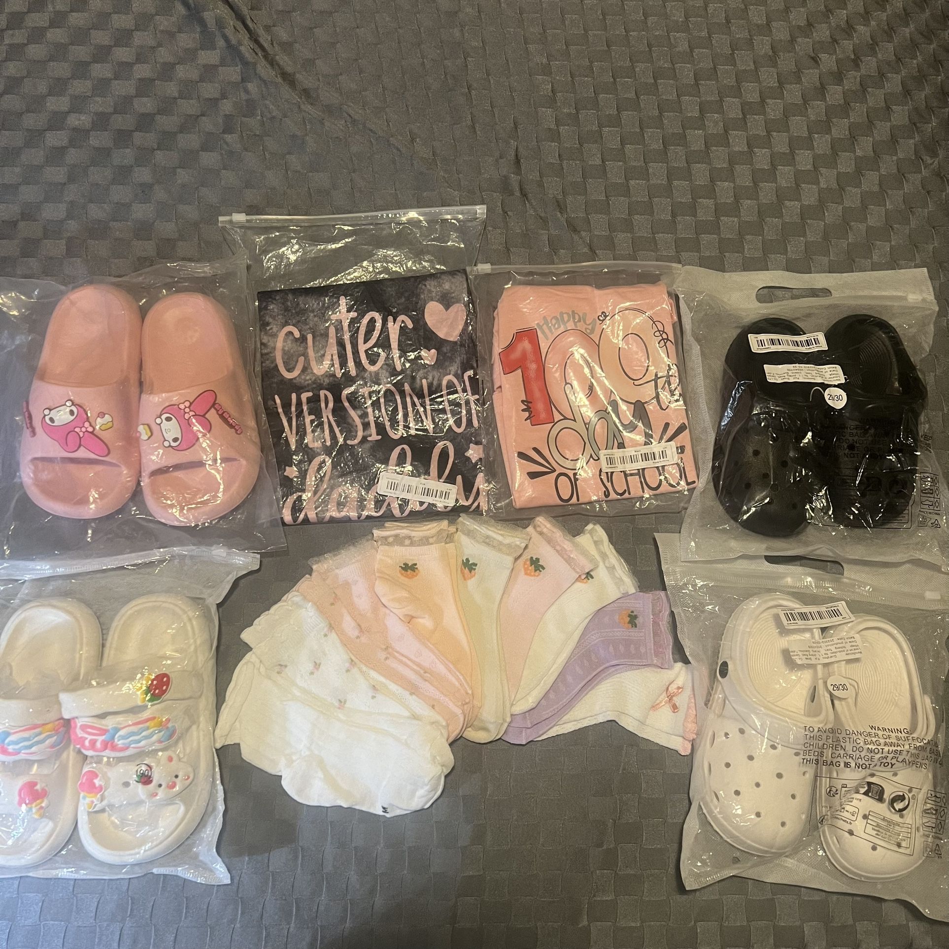 Various Girls Items & Back To School Board