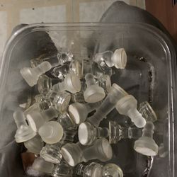 crystal chessboard pieces 