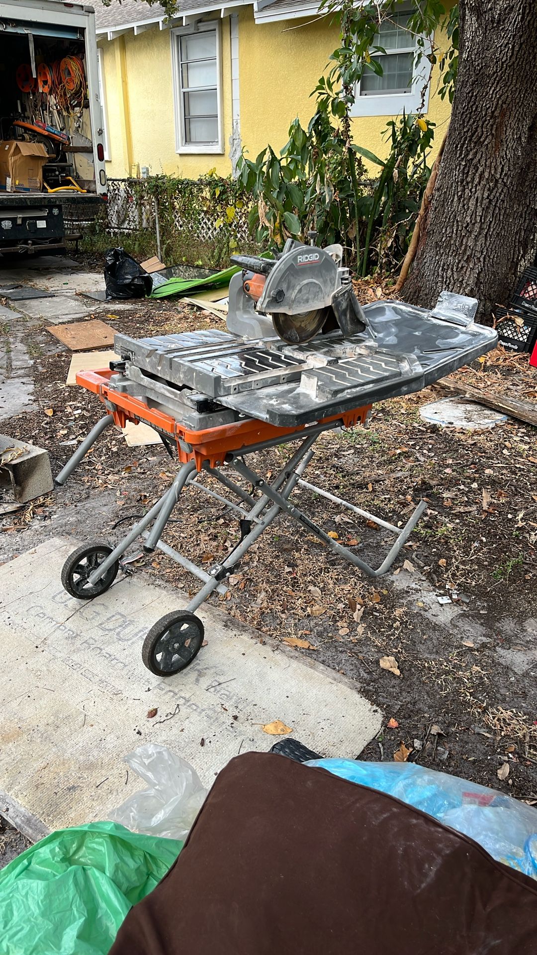 RIDGID Wet Tile Saw
