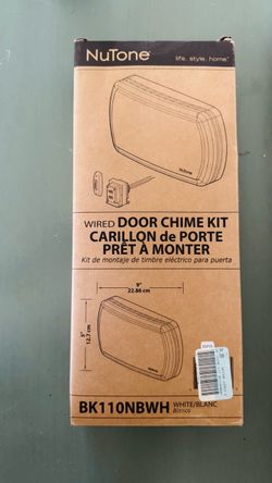 NuTone wired doorbell kit