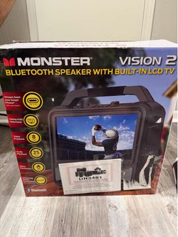Monster Vision 2 Bluetooth Speaker with LCD TV 15.6”