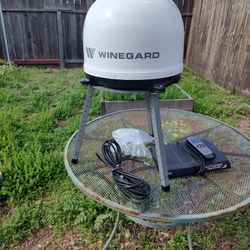 Dish Tailgater And Receiver And Stand