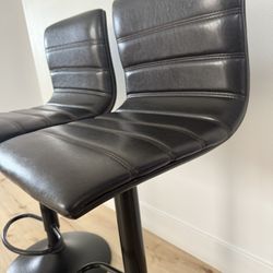 Black Bar Stool Set Of Two